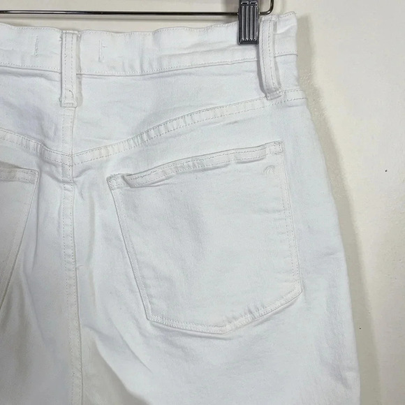 Madewell The High Rise Slim Crop Boy  Friend Jeans In Tile White - Picture 13 of 16